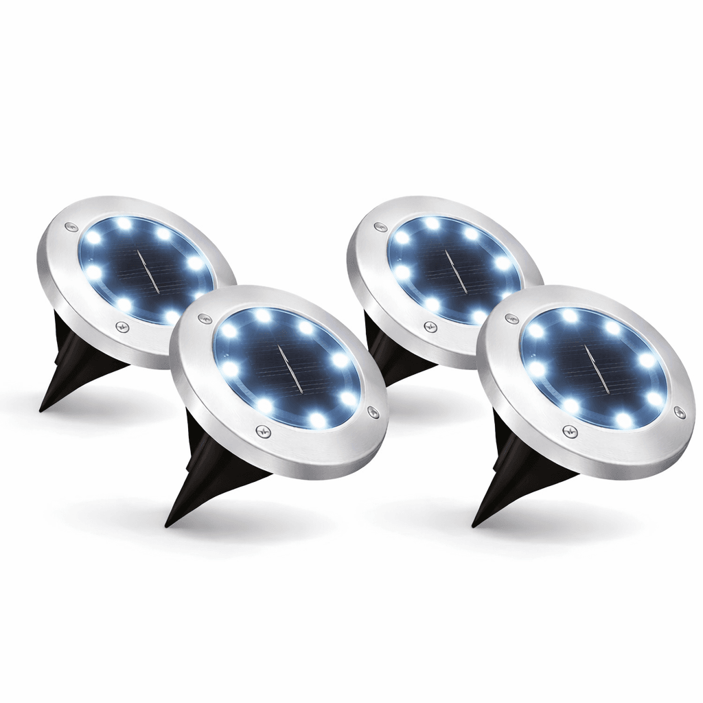 Estacas LED Luz Blanca Pack x4